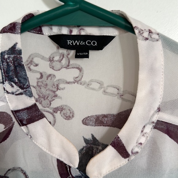 RW&CO sheer top - Picture 2 of 3